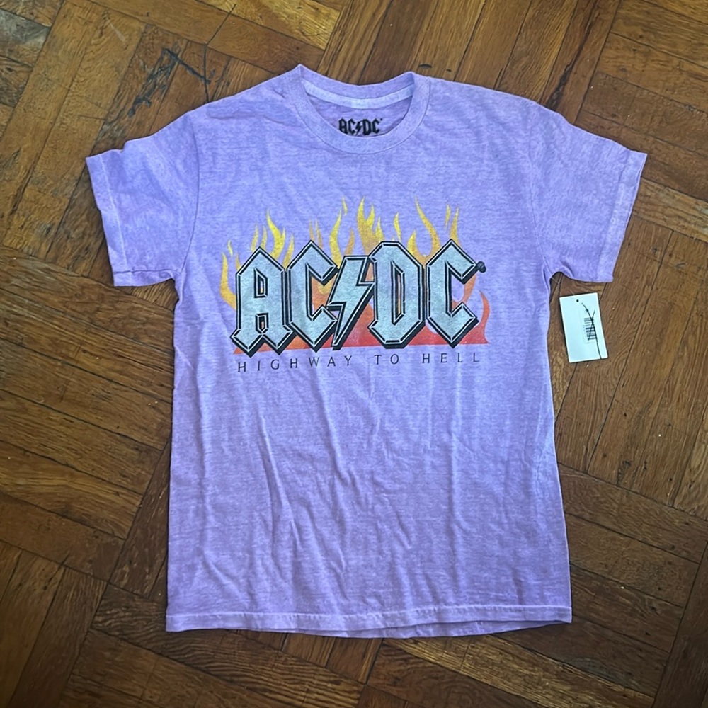 AC/DC Lavender 'Highway to Hell' Tee